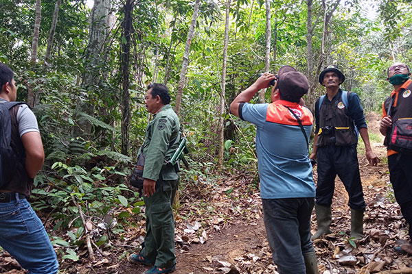 Joint Patrol with Forestry Police to Prevent Destruction of Habitat of Tapanuli Orangutan in Luat Lombang Village, Batang Toru Ecosystem (September 14, 2020)